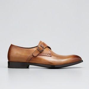 Single-Monk Slip-on Leather Shoes - ZEGNA